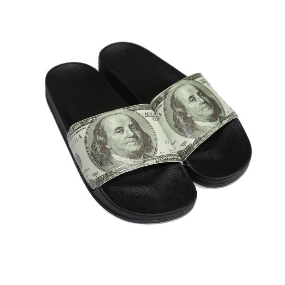 100 Dollar Benjamin Sandals